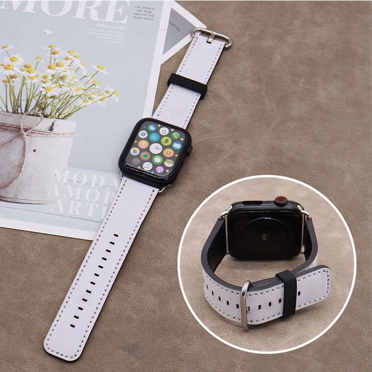 Customized Leather Apple Watch Band Sublimation Watch Band Blanks