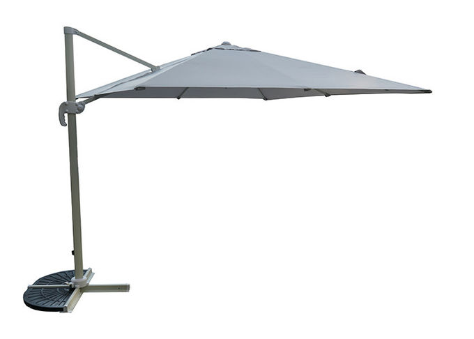Windproof Large Roman Hanging Garden Parasol Umbrella With 240g Polyester Fabric