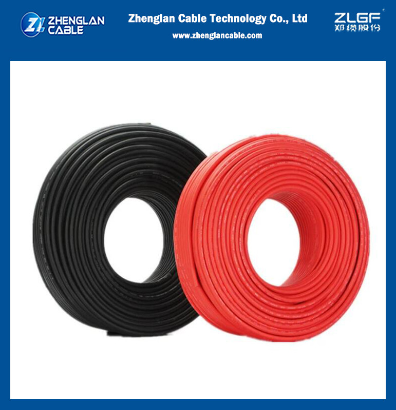 TUV En50618 H1z2z2 K 1.5kv Dc Lsoh Xlpe Solar Cable 10mm2 For Pv Panel