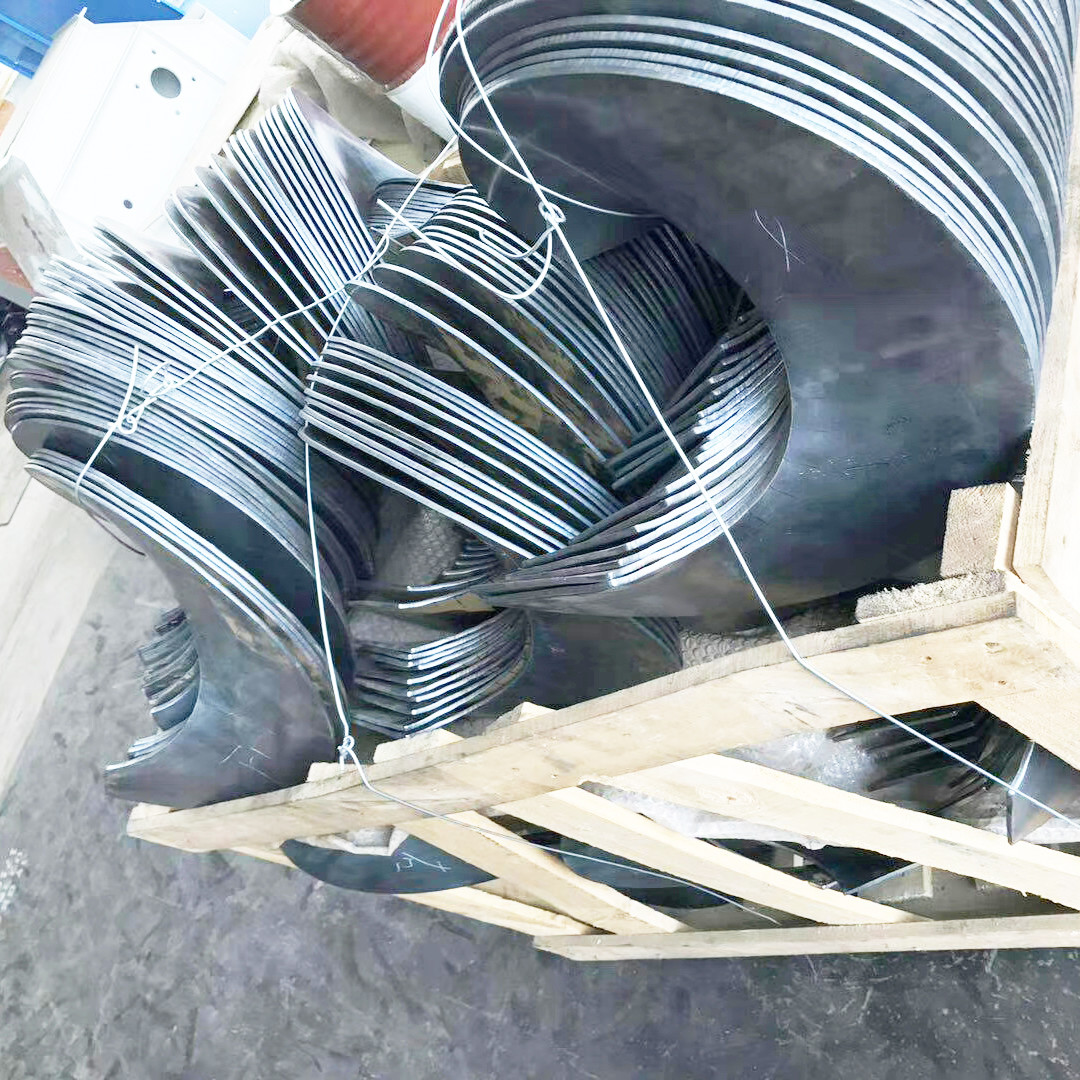 Hot Winding Rolled Spiral Blade Auger Segments 1.5 Years Warranty