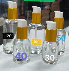Buy cheap Recyclable Transparent Glass Empty Bottles Serum Crystal Essential Oil Bottle product