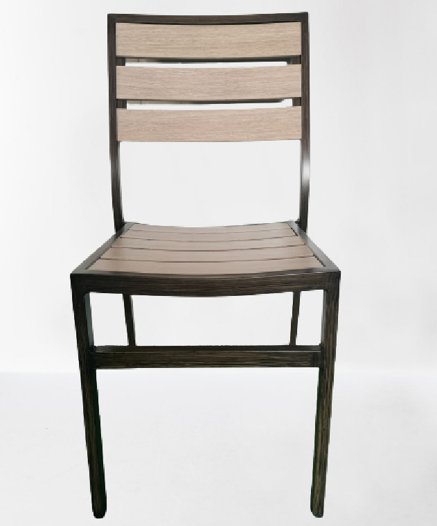 Outdoor patio furniture Outdoor dining chair hotel restaurant canteen coffee wooden dining chair---6035