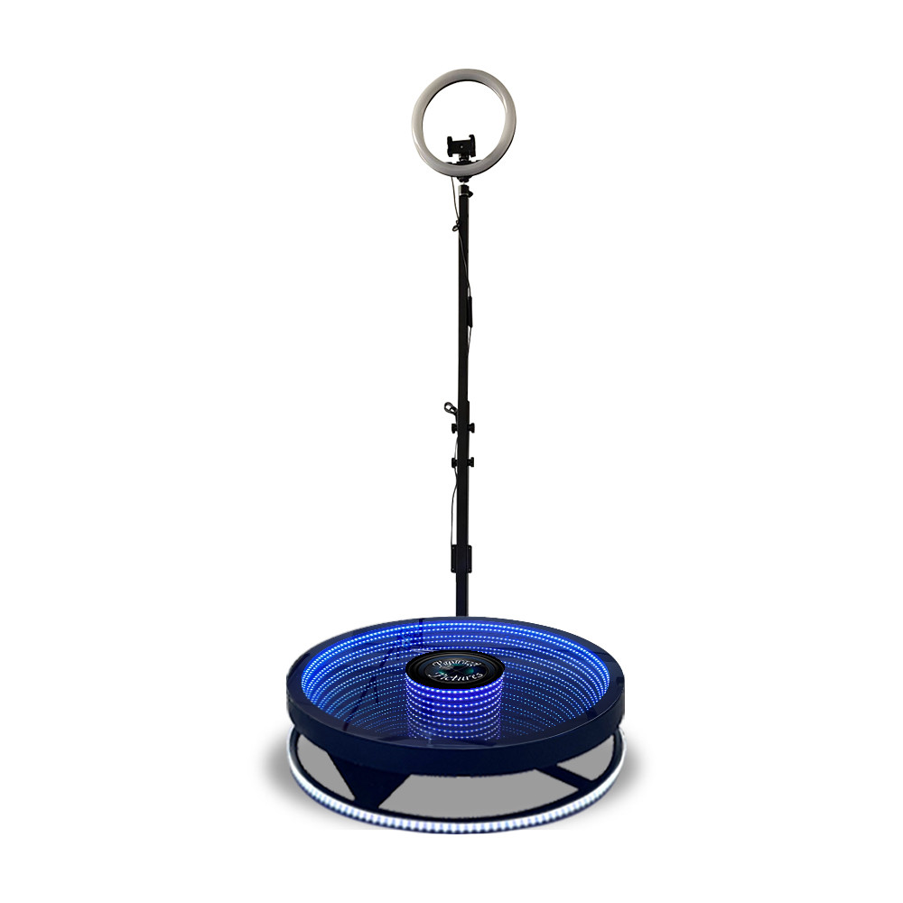 Intelligent Spin Camera 360 Photo Booth LED Light Slow Motion