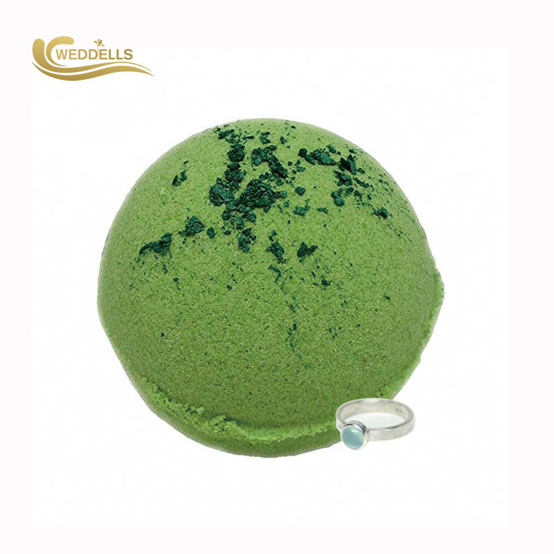 Round Shape 160g Lilac Bath Bomb , Most Colorful Bath Bombs For Relaxing