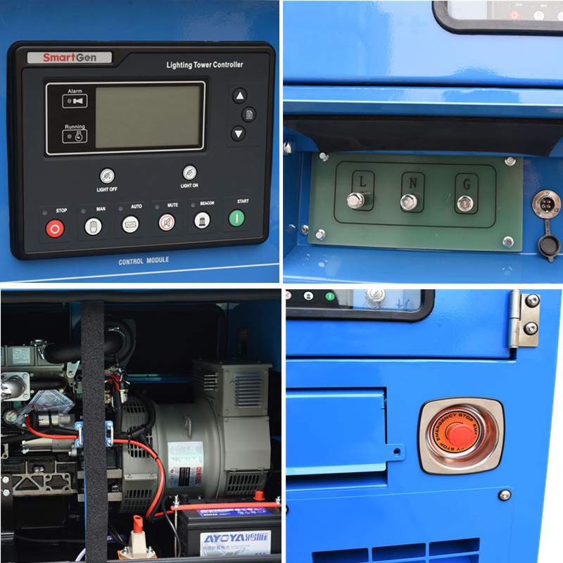 Small Silent Diesel Generator Home Generator Rated Current Water Cooled Silent Diesel Generator