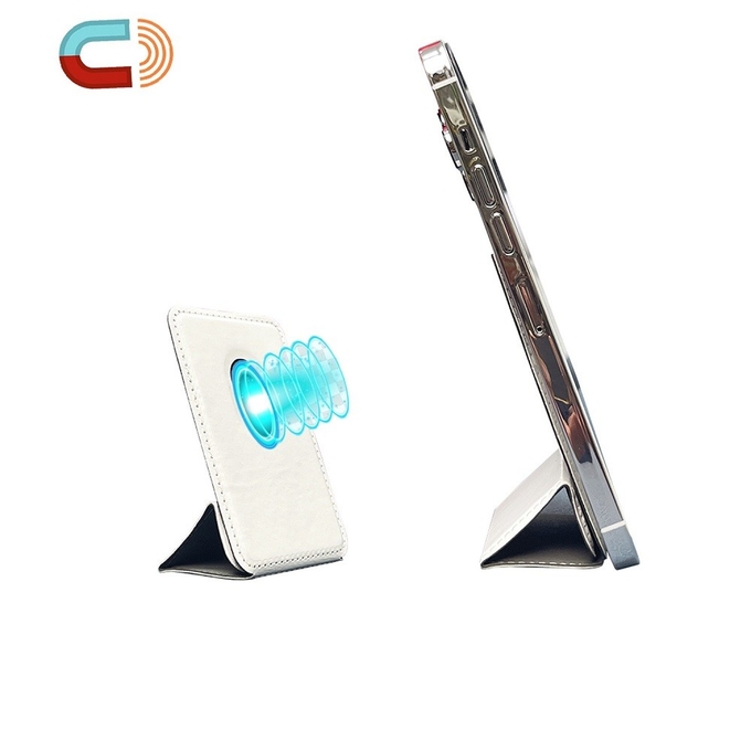 Double Row Heat Transfer Sublimation Phone Card Holder Stand Folding Design