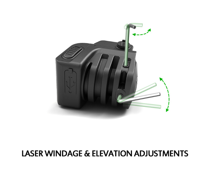 USB Rechargeable Red And Green Laser Sight For Taurus TH9 PT111 TS9 PT145 G3C G2C Pistol 9mm