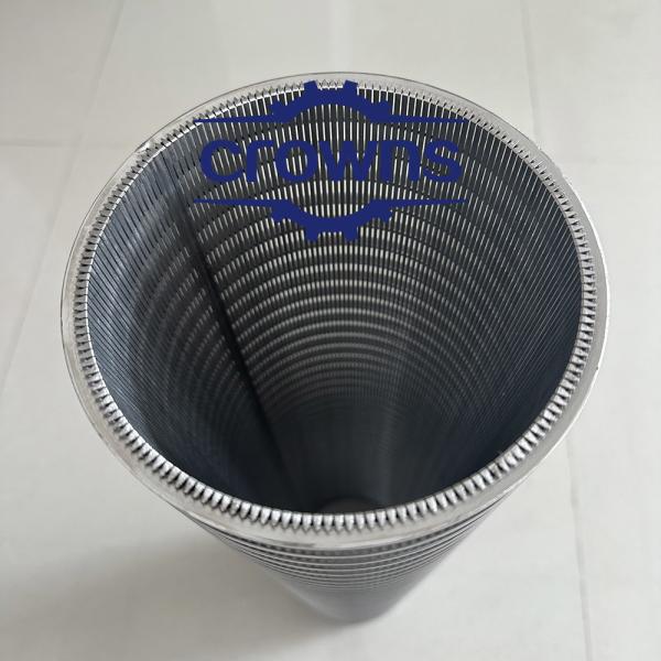 Corrosion Resistant Wedge Wire Screen Pipe for Oil Wells and Durability Guaranteed