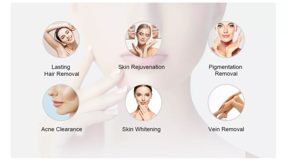 IPL E-Light SHR Hair Removal Skin Rejuvenation Acne Removal Pigment Removal Vascular Removal 3 In 1 Machine