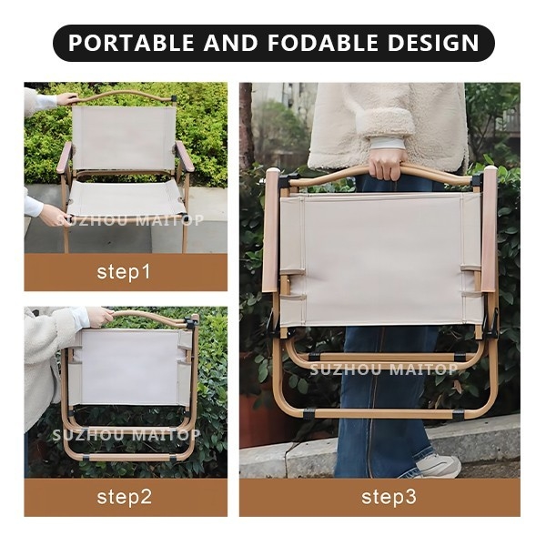 Best Backpacking lightweight folding chair Collapsible Khaki Small Aluminum