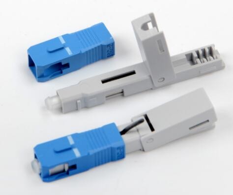 0.3dB FTTB Fiber Optic Fast Connector SC UPC Ftth Cable Connector