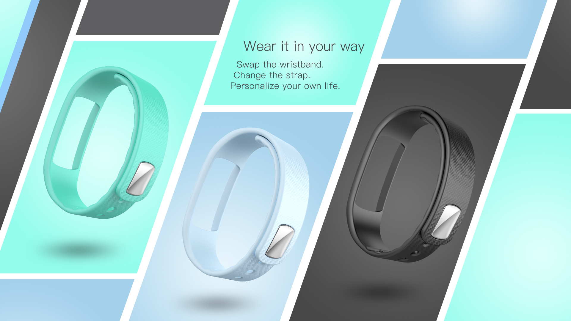 Waterproof Silicone Replacement Fastrack Fitness Band