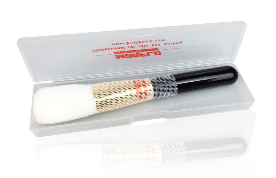 Customized Car Wash Brush Car Cleaning Brush Kit Include Wood And Microfiber Hair