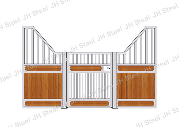 Internal Portable Bamboo Board Horse Stable Panels Horse Box With Sliding Gate