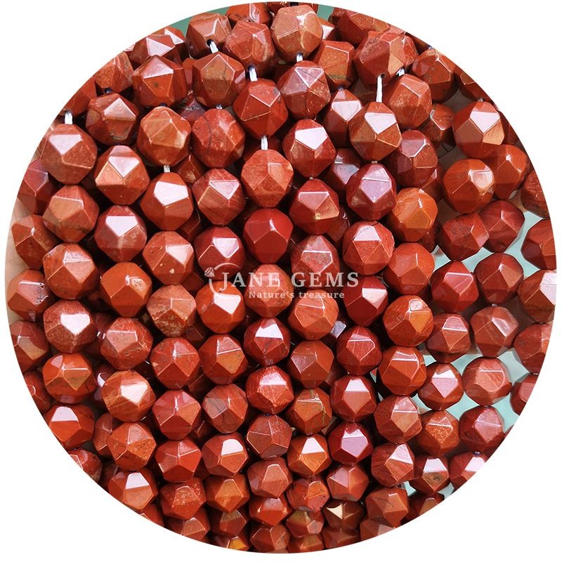 Wholesale Natural Crystal Gemstone Faceted Beads Faceted Loose Stone Bead Accessories Rhombus Bead Spacer for Jewelry
