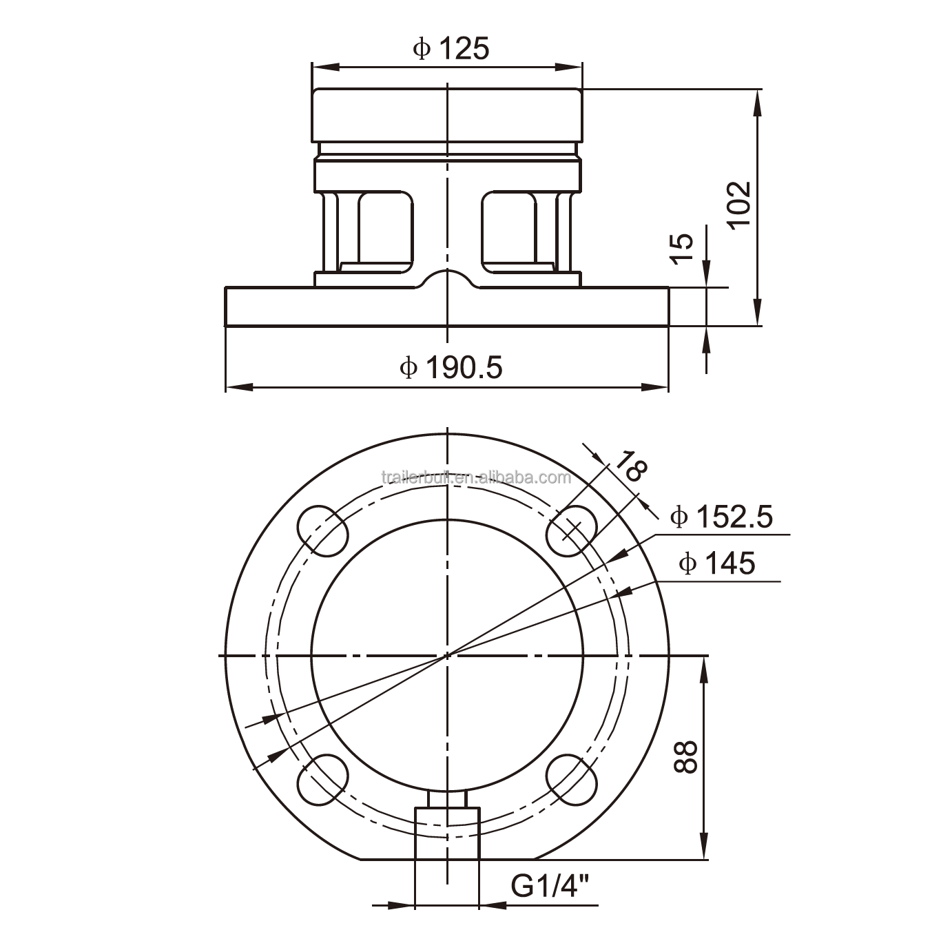 Stainless Steel 304/316 Positive / Negative Pressure Safety Valve For Chemical Tankers