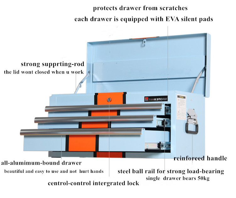 Car Repair Movable Portable ODM Tool Cabinet Trolley