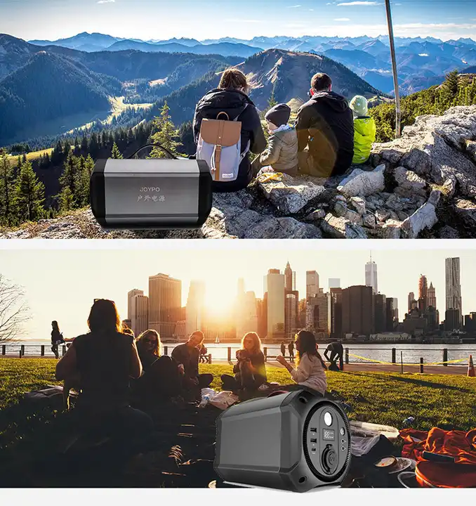 Lightweight Portable Power Solar Generator 300W 490Wh Lithium Ion Battery Power Station