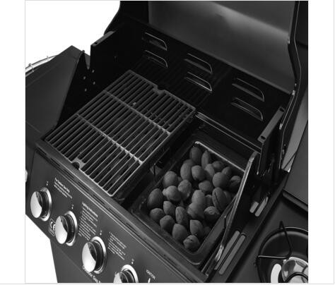 LP Propane BBQ Gas Grill Commercial Kitchen Equipment for Picnic , 4 - 6 Burners