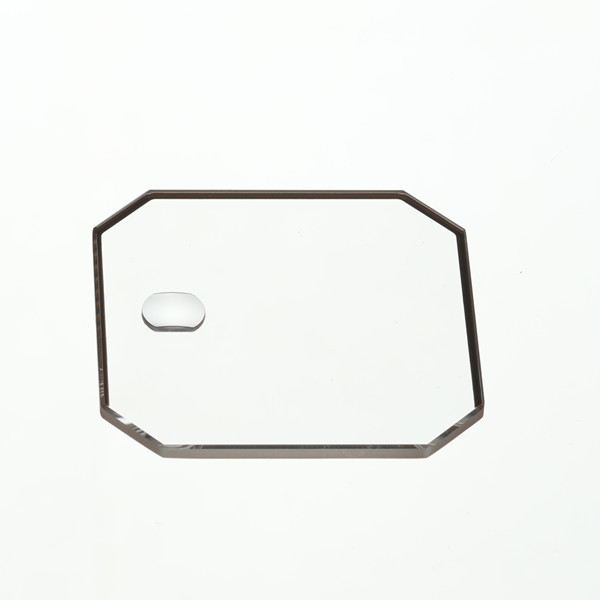 44mm CZ Sapphire Crystal Watch Glass Square With Date Magnifier