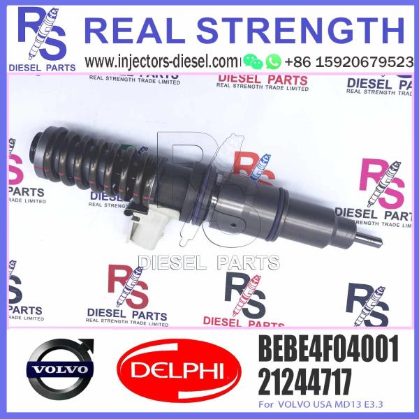 High Quality 4PINS diesel fuel injector 21244717 BEBE4F04001 BEBE4F07001 for V-O-L-V MD13 US07