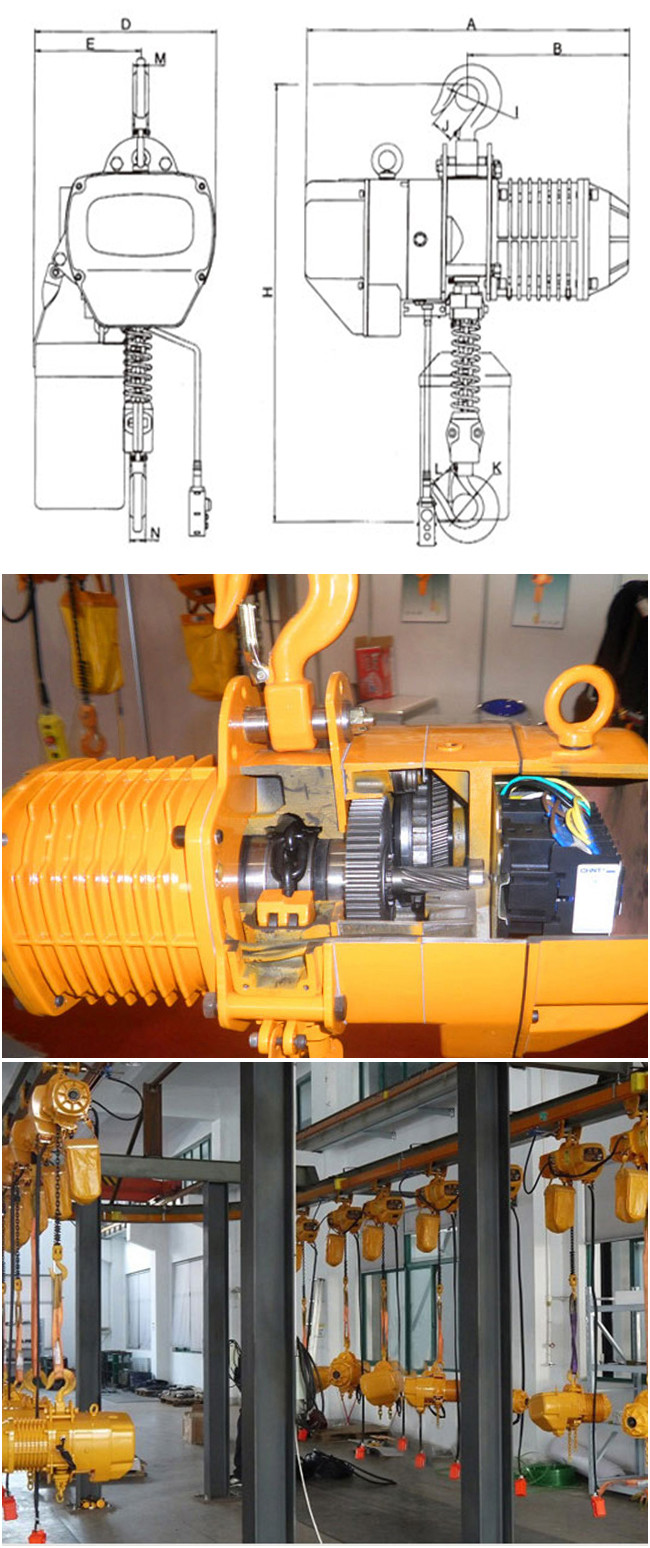 5 Ton Electric Chain Block Transmission Line Stringing Tools For Lifting Machine
