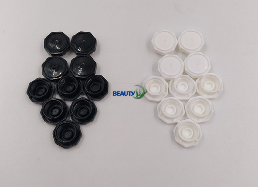 Hair Color Cream Aluminum Empty Cosmetic Tubes 30ml With Black Octagonal Cap