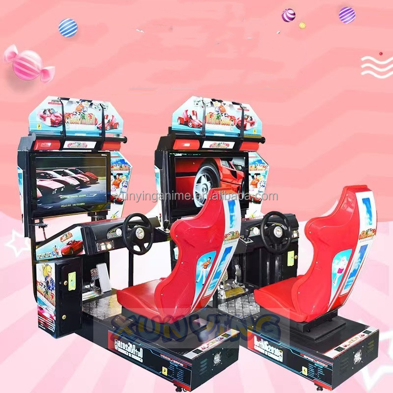 32 Inch Racing Game Coin Operated Driving Motor Outrun Arcade Machine for Ages 8 Years