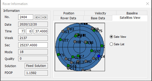 Geosun GNSS INS Shuttle Trajectory Processing Software