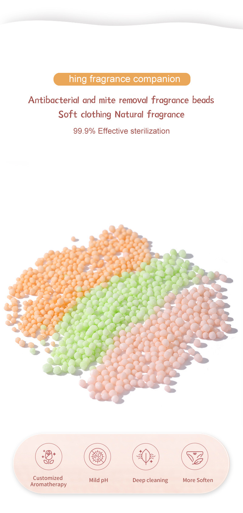 Household Laundry Booster Beads Long Lasting Fragrance Soft And Smooth Clothing Deodorant Flavor