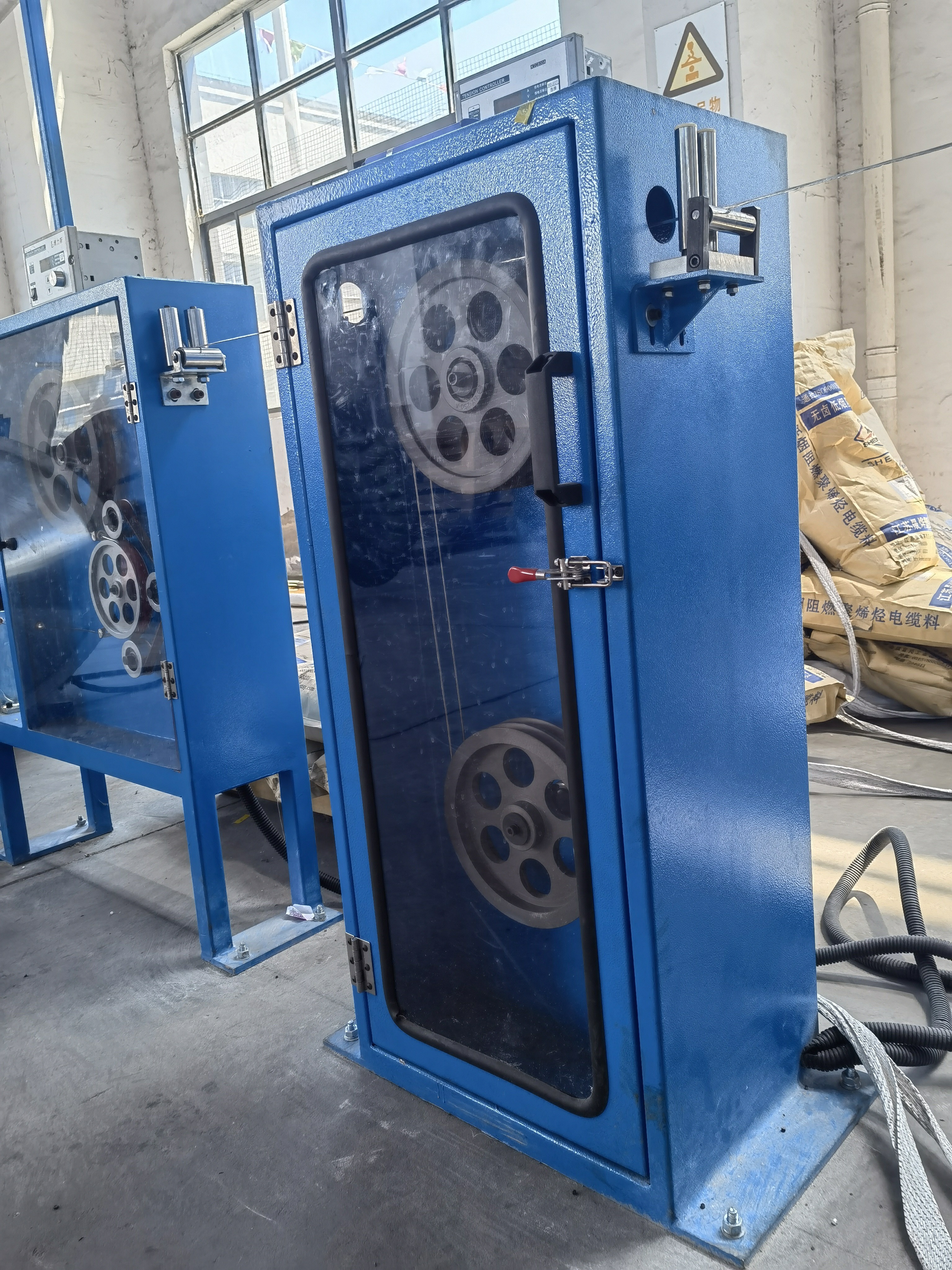 90 High Speed Wire Extruder Machine For Power Plug Wire 1200m/min
