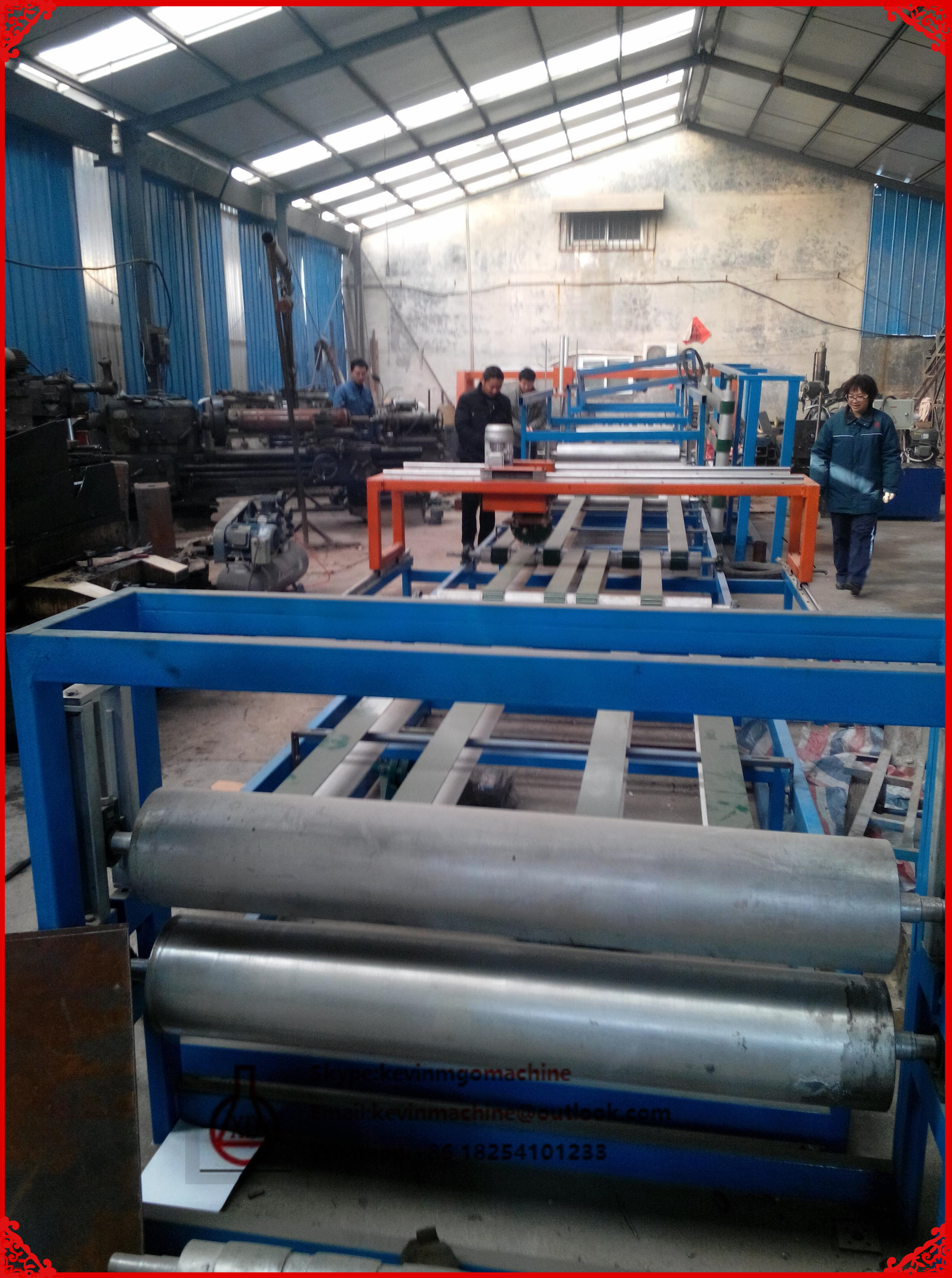 Steel Texture Indoor Partition Construction Material Making Machinery 1cm - 15cm Thickness