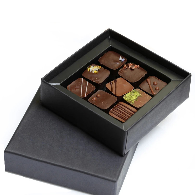 4C Chocolate Gift Box Packaging Eco Friendly Cardboard Boxes 128gsm