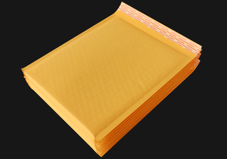 Bubble Padded Envelope Mailing Bag Kraft Paper Self-adhesive Envelope Custom Size Accepted Accept Customized Logo Printing YR005