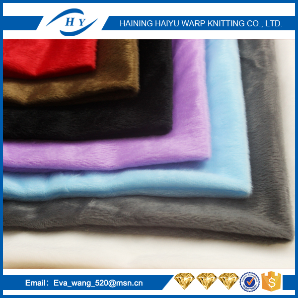 fleece for doll imitate fur plush fabric velboa material