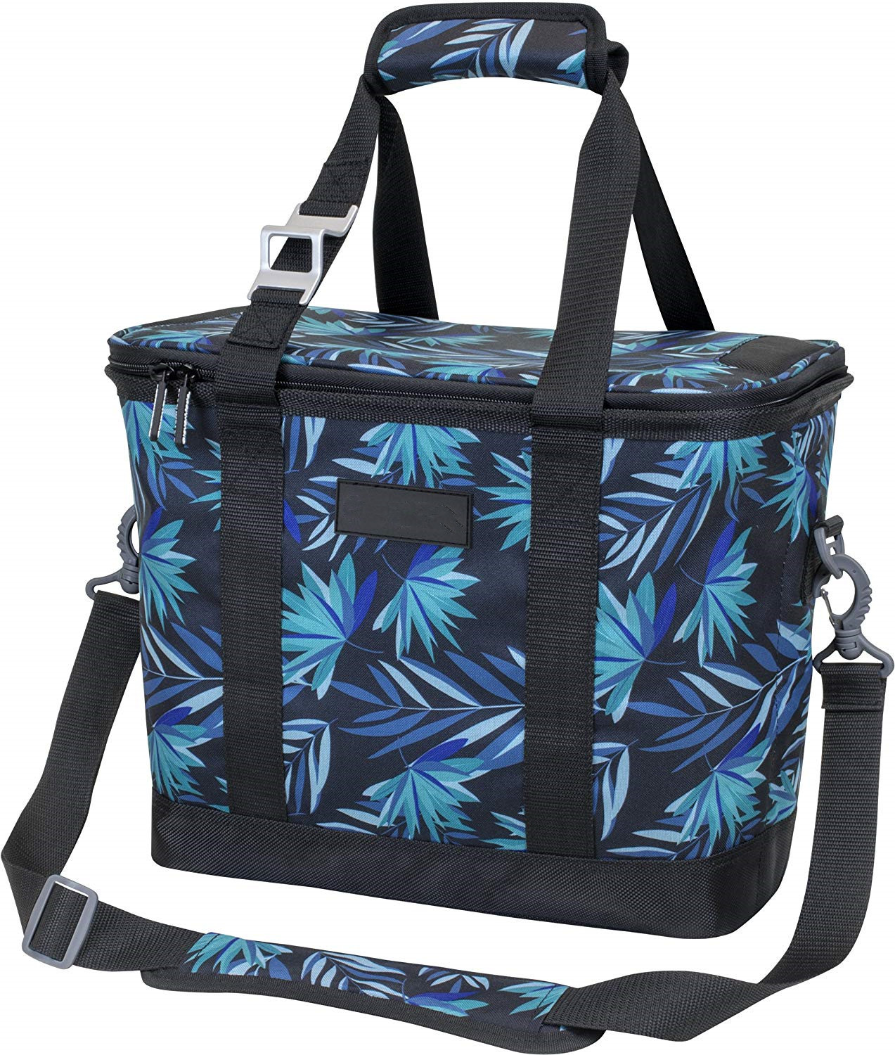30 Cans Insulated Beach Bag Cooler , 20 Liter Handbag Cooler Bag With Shoulder Strap