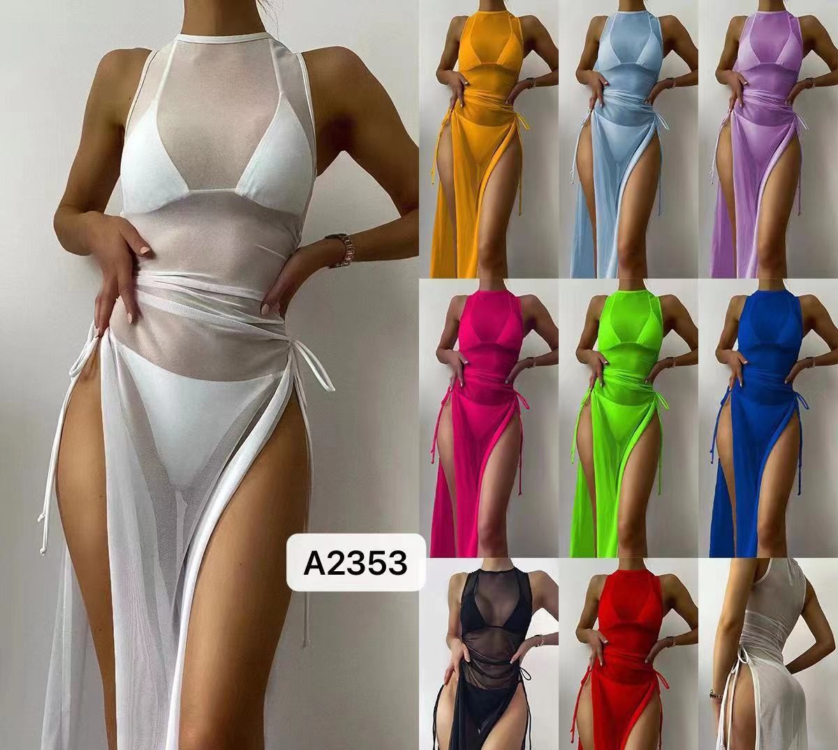 Sexy 3 Piece Bikini Set Strength Abrasion Resistance Three Piece Swimsuit High Elastic