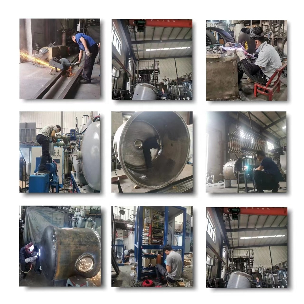 Energy saving extremely large vertical induction vacuum graphite oven heat treatment equipment manufacturer