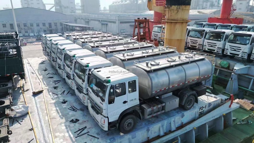 3 Axles 40000L 30t Insulated Aluminum Tanker Semi-Trailer with BPW Axle 12t and Mechinical Suspension for Organic Chemical of Dibutyl 