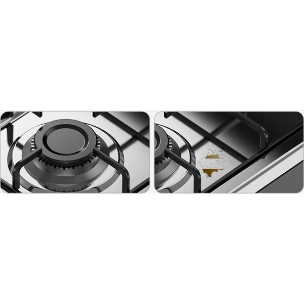 Heavy Duty 4 Burner Commercial Stove Supplier Outdoor Hotel Use Portable Easy To Clean