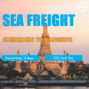 Shenzhen China To Bangkok Thailand Global International Logistics Sea Shipping