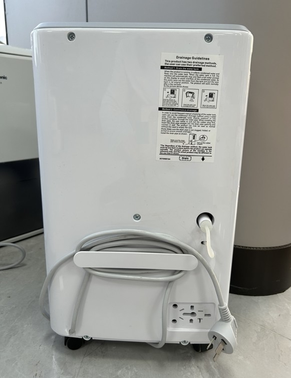 12 l/day Mobile Home Air Dehumidifier Visible Humidify Value Digital Control