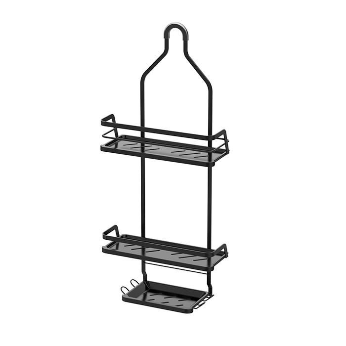 Convenient Wall Mounted Iron Wire Rack for Bathroom Sundries and Shower Accessories