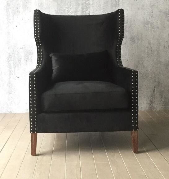french style leisure wooden fabric sofa,lounge chair,casual chair,antique chair,oak wood sofa/chairLC-0023