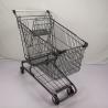 Buy cheap 150L American Style Supermarket Shopping Trolley PU Wheel Grocery Trolly Cart from wholesalers