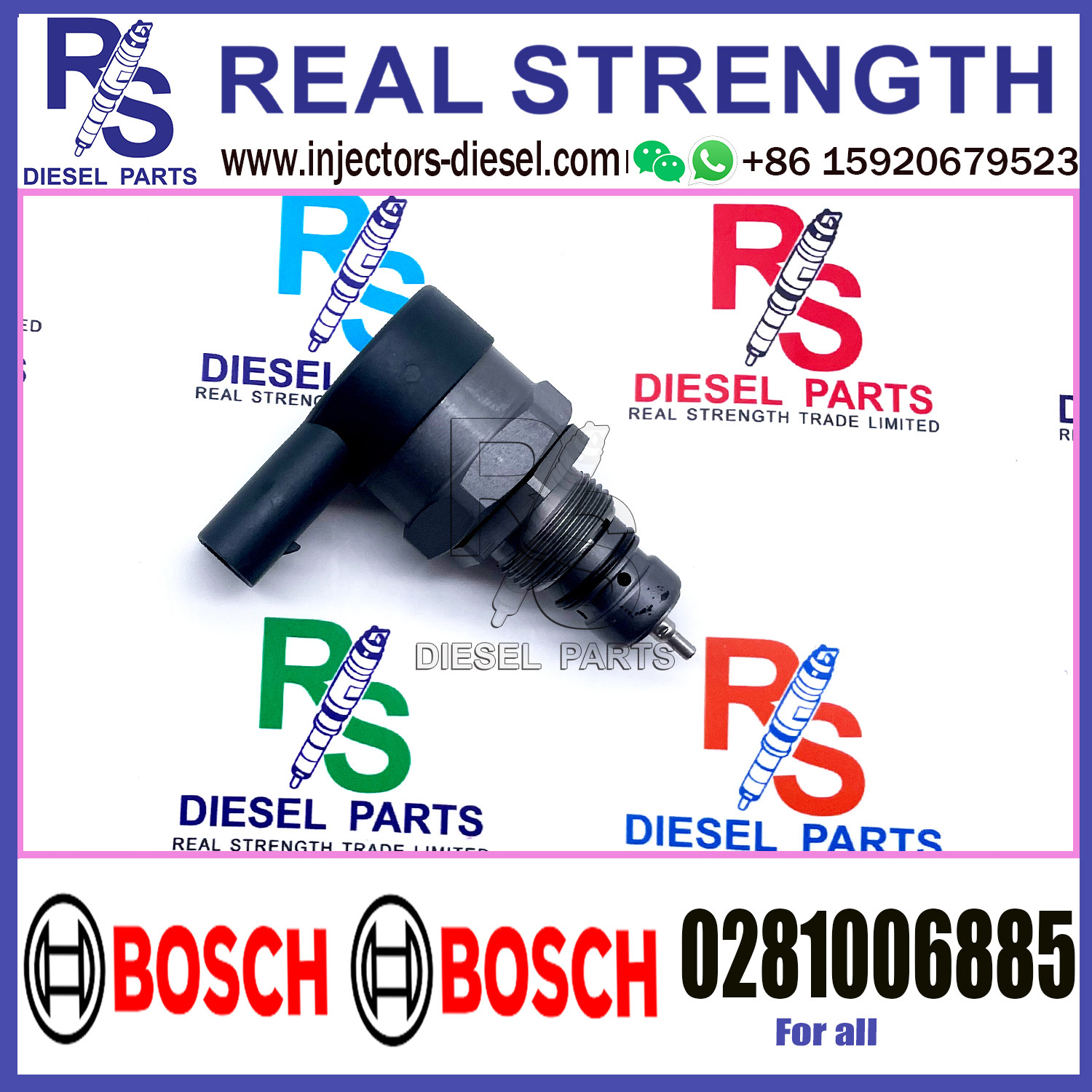BOSCH Control Valve 0281006885 DRV Regulator Solenoid 0281006885 Applicable to all