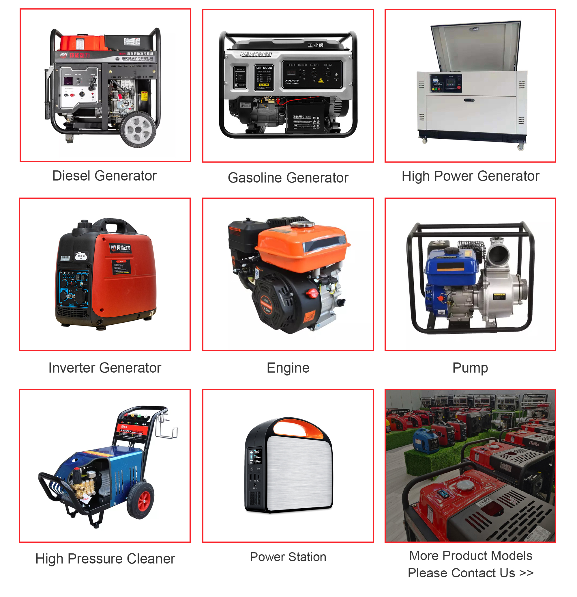 30kW 3 Phase Diesel Power Generators 5kVA 10 kVA 20kVA 40kVA Single Phase