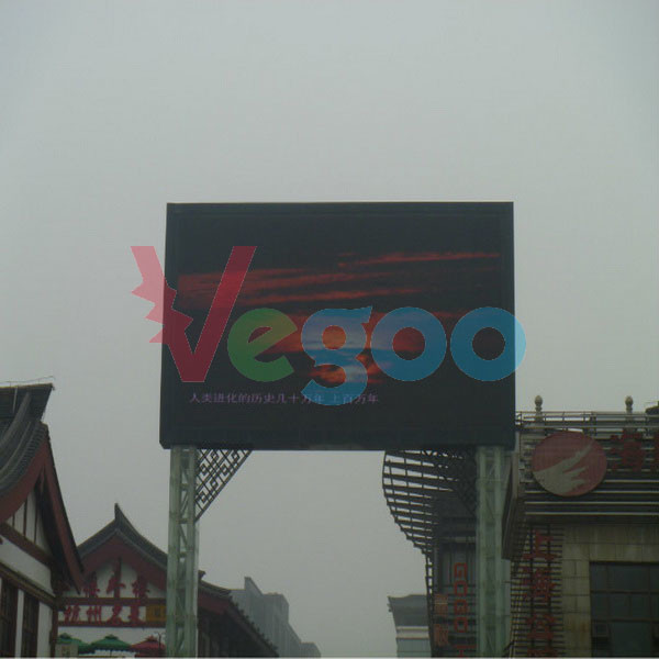 Advertising P10 Outdoor Full color LED Display 5500cd/㎡