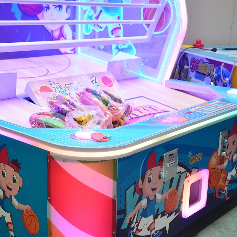 Children's Pop A Shot Arcade Basketball Game Machine 2 Players Coin Operated