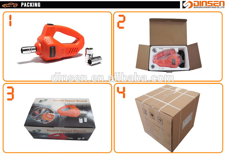 12V Electric Air Impact Wrench , 340N.M Corded Torque Wrench